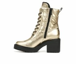 Best Sale π Women's Franco Sarto Dizzy2 Water Repellent Heeled Booties Gold π 9 Best Sale π Women's Franco Sarto Dizzy2 Water Repellent Heeled Booties Gold π -Journee shop 3 903