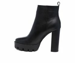 Best Pirce 🧨 Women's Rag & Co Mis Heeled Booties Black 🧨 -Journee shop 3 911