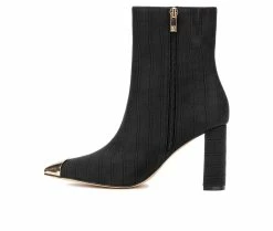 Flash Sale 🔥 Women's New York And Company Kyla Heeled Booties Black 🤩 -Journee shop 3 931