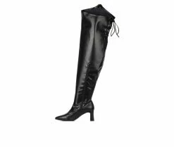 Flash Sale π Women's Fashion To Figure Krista XWC Knee High Heeled π₯Ύ Boots Black Wide π 9 Flash Sale π Women's Fashion To Figure Krista XWC Knee High Heeled π₯Ύ Boots Black Wide π -Journee shop 3 948