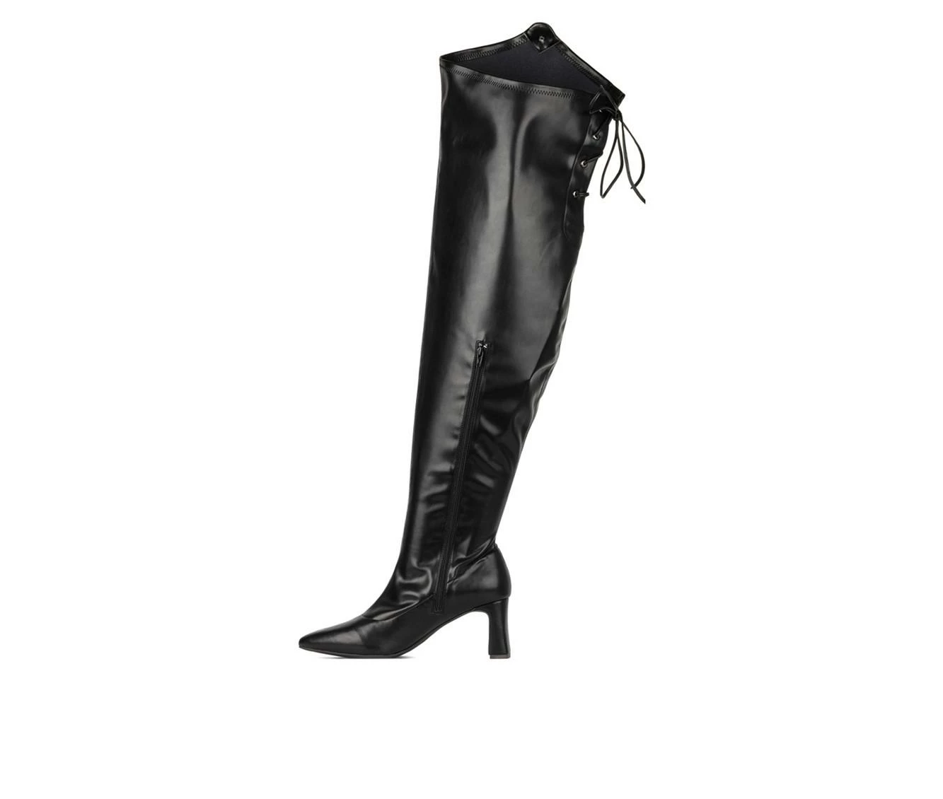 Flash Sale π Women's Fashion To Figure Krista XWC Knee High Heeled π₯Ύ Boots Black Wide π 4 Flash Sale π Women's Fashion To Figure Krista XWC Knee High Heeled π₯Ύ Boots Black Wide π - Image 4