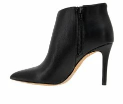 Hot Sale 🥰 Women's XOXO Nayeli Stiletto Booties Black 🔥 -Journee shop 3 95