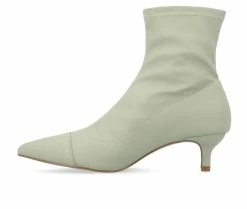 Best Sale 💯 Women's Journee Collection Jadde Booties Olive ❤️ -Journee shop 3 955