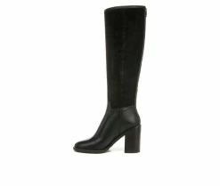 Best deal 🥰 Women's Franco Sarto Rivet Tall Knee High Heeled 🥾 Boots Black 💯 -Journee shop 3 962