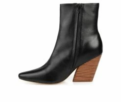 New ❤️ Women's Journee Signature Hydra Heeled Booties Black ✨ -Journee shop 3 972