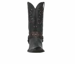 Discount 🔔 Women's Dingo Boot War Eagle Cowboy 🥾 Boots Black 🔔 -Journee shop 4 1004