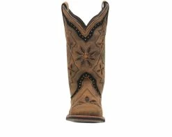Outlet 💯 Women's Laredo Western 🥾 Boots Bouquet Western 🥾 Boots Honey 🎉 -Journee shop 4 1081