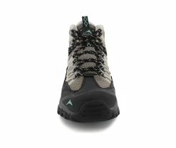 Cheapest 🤩 Women's Pacific Mountain Emmons Mid Waterproof Hiking 🥾 Boots Khaki/ Mint 🧨 -Journee shop 4 1112