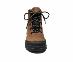 Best deal ⭐ Women's Bogs Footwear 👩 Womens Shale Leather Lace Up Ct Waterproof Winter 🥾 Boots Carmel/Amber ✔️ -Journee shop 4 1126
