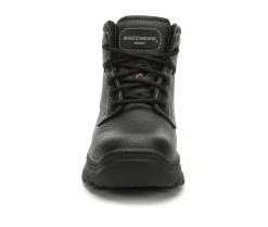 Wholesale 👏 Women's Skechers Work Workshire Krabok 77241 Steel Toe Work 🥾 Boots Black 👍 -Journee shop 4 1130