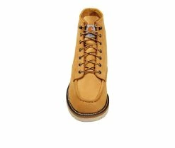Deals 🌟 Women's Carhartt FW6075 👩 Women MOC Wedge 6" Soft Toe Work 👟 Shoes Wheat 🔔 -Journee shop 4 1161