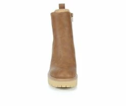 Deals 💯 Women's DV BY DOLCE VITA Jetta Booties Luggage 🎁 -Journee shop 4 12