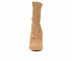 Best reviews of 😀 Women's New York And Company Odette Wedge Booties Nude ❤️ -Journee shop 4 123