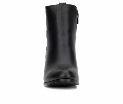 Best deal 🔥 Women's New York And Company Andra Heeled Booties Black 🎉 -Journee shop 4 143