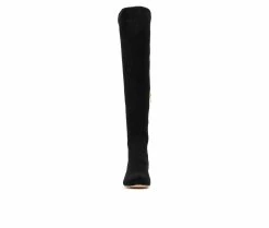 Wholesale 🧨 Women's New York And Company Florence Knee High 🥾 Boots Black 💯 -Journee shop 4 146