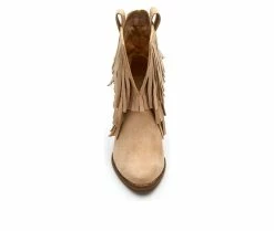Deals 🎁 Women's Coconuts By Matisse Logan Western 🥾 Boots Natural ✔️ -Journee shop 4 159