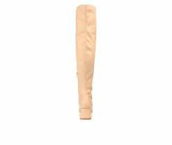 Hot Sale 🔥 Women's Journee Collection Melika Over-The-Knee 🥾 Boots Tan ❤️ -Journee shop 4 193