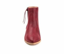 Hot Sale βοΈ Women's Journee Collection Sadiya Booties Wine π 10 Hot Sale βοΈ Women's Journee Collection Sadiya Booties Wine π -Journee shop 4 221