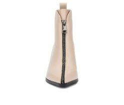 Outlet 😍 Women's Torgeis Marion Wedge Booties Beige 🎁 -Journee shop 4 222