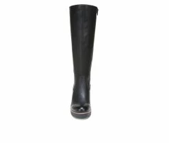 Flash Sale 👍 Women's Soul Naturalizer Approve Knee High Wedge 🥾 Boots Black 🥰 -Journee shop 4 232