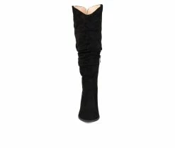 New 🌟 Women's Journee Collection Aneil Wide Calf Knee High 🥾 Boots Black 🎁 -Journee shop 4 243