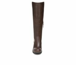 Brand new 😉 Women's Dr. Scholls Lindy Knee High Wedge 🥾 Boots Fudge Brown ✔️ -Journee shop 4 296