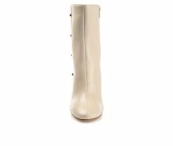 Buy π Women's Journee Collection Gaibriel Heeled Booties Beige π 10 Buy π Women's Journee Collection Gaibriel Heeled Booties Beige π -Journee shop 4 348