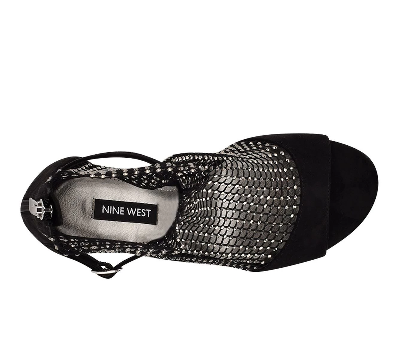 Deals π Women's Nine West Imery Peep Toe Booties Silver/Black β€οΈ 5 Deals π Women's Nine West Imery Peep Toe Booties Silver/Black β€οΈ - Image 5