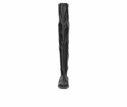 Budget 🥰 Women's New York And Company Ilaina Knee High 🥾 Boots Black 🛒 -Journee shop 4 403