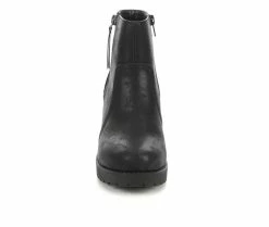 Outlet 🛒 Women's Sugar Shellbee Booties Black 👏 -Journee shop 4 41