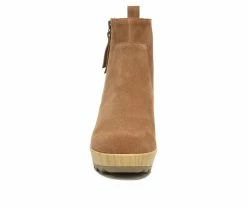 Budget ❤️ Women's Dr. Scholls Win Over Booties Honey Suede ⌛ -Journee shop 4 446