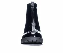 Brand new ⭐ Women's Dirty Laundry Lido Lugged Chelsea 🥾 Boots Smooth Black 😉 -Journee shop 4 45