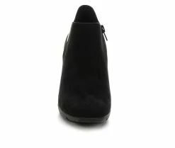 Cheapest ✔️ Women's Anne Klein Xland Heeled Booties Black 🎉 -Journee shop 4 461