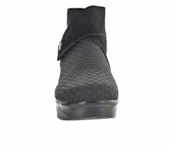 Flash Sale 😍 Women's Bernie Mev Jacqueline Wedge Booties Black ❤️ -Journee shop 4 468