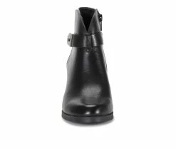 Outlet 👍 Women's Baretraps Lane Heeled Booties Black 🎁 -Journee shop 4 471