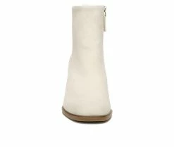 Best Pirce 👍 Women's Dr. Scholls Ride Away Heeled Chelsea Booties White Cap ⭐ -Journee shop 4 486