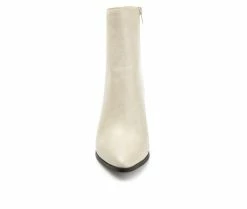 New 😉 Women's Journee Collection Kathie Booties Off White 😉 -Journee shop 4 52