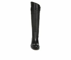 New 🛒 Women's Franco Sarto Colt Tall Wide Calf Knee High 🥾 Boots Black 🔥 -Journee shop 4 535