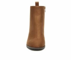 Best deal 🔥 Women's LifeStride Foxy Booties Walnut Brown 😀 -Journee shop 4 538