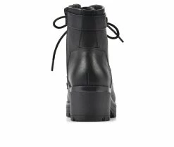 Best deal ✨ Women's White Mountain Reggie Lace Up Booties Black 😀 -Journee shop 4 539