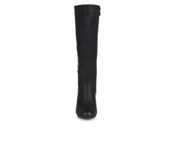 Cheap 🎁 Women's Journee Collection Langly Knee High 🥾 Boots Black ⭐ -Journee shop 4 56