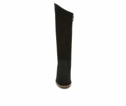 Wholesale 🌟 Women's Dr. Scholls Lovely Knee High 🥾 Boots Black Micro 🥰 -Journee shop 4 58