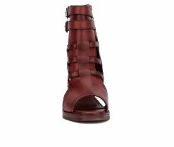 Hot Sale 🥰 Women's Vintage Foundry Co Page Booties Red 🔥 -Journee shop 4 595