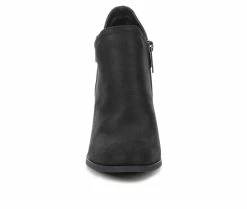 Flash Sale 😍 Women's Daisy Fuentes Capri Heeled Booties Black ⌛ -Journee shop 4 60