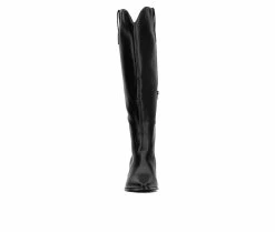 Cheap 👍 Women's Fashion To Figure Mariana XWC Knee High 🥾 Boots Black Wide 😍 -Journee shop 4 62