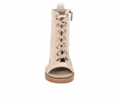 Flash Sale 🛒 Women's Vintage Foundry Co Odette Heeled Booties Off White ✨ -Journee shop 4 646