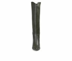Cheap 👍 Women's Journee Collection Estrella Knee High 🥾 Boots Olive 🔥 -Journee shop 4 659