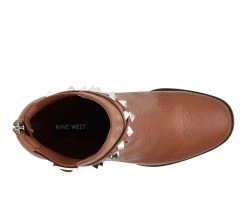 Flash Sale 😀 Women's Nine West Donda Booties Brown 😉 -Journee shop 4 661