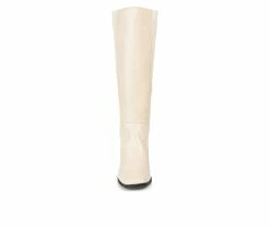 Best Pirce 🌟 Women's Journee Collection Winny Extra Wide Calf Knee High 🥾 Boots Bone 🎉 -Journee shop 4 666