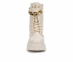 Promo π Women's Olivia Miller Ava Combat Platform Lace-Up π₯Ύ Boots Beige π 10 Promo π Women's Olivia Miller Ava Combat Platform Lace-Up π₯Ύ Boots Beige π -Journee shop 4 678